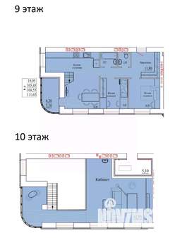 2-к квартира, вторичка, 112м2, 9/9 этаж