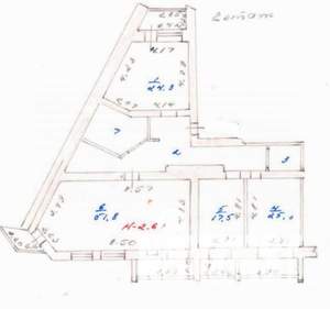 3-к квартира, вторичка, 157м2, 2/5 этаж
