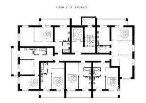 1-к квартира, вторичка, 39м2, 8/9 этаж
