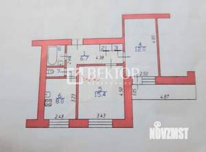 2-к квартира, вторичка, 50м2, 2/9 этаж