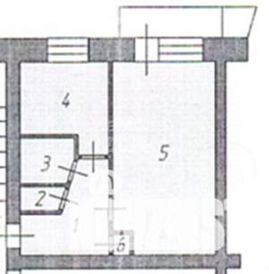 1-к квартира, вторичка, 31м2, 2/5 этаж