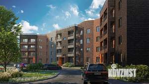 3-к квартира, строящийся дом, 69м2, 4/4 этаж