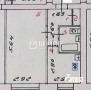 1-к квартира, вторичка, 29м2, 1/5 этаж