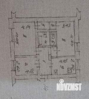 3-к квартира, вторичка, 72м2, 2/2 этаж