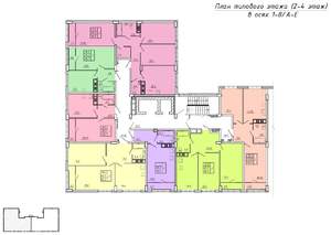 1-к квартира, строящийся дом, 40м2, 3/17 этаж