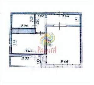 1-к квартира, вторичка, 44м2, 11/12 этаж