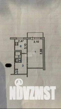 1-к квартира, вторичка, 33м2, 2/5 этаж