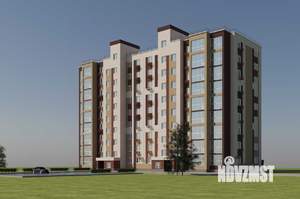 3-к квартира, строящийся дом, 92м2, 2/9 этаж