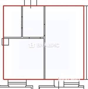 1-к квартира, вторичка, 39м2, 2/9 этаж