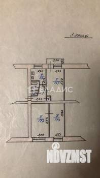3-к квартира, вторичка, 62м2, 3/5 этаж
