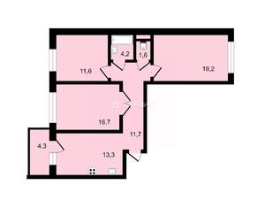 3-к квартира, вторичка, 81м2, 5/17 этаж