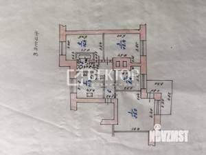 4-к квартира, вторичка, 92м2, 3/6 этаж
