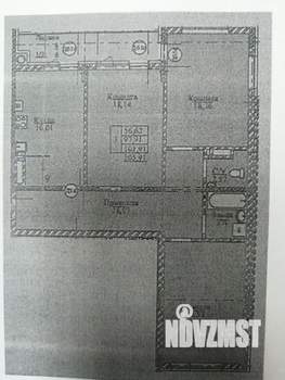 3-к квартира, вторичка, 106м2, 3/18 этаж